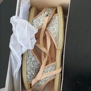 Glitter espadrilles